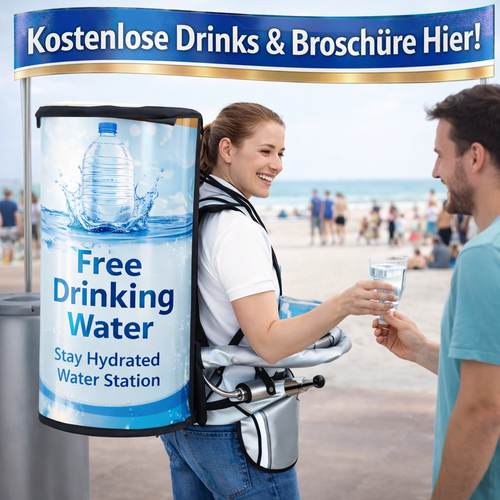 Mobiler Kaffeegenuss überall. Ideal für Pendler & Shoppingerlebnisse. Professionelle Kaffeerucksäcke für maximale Kundeninteraktion & Service.