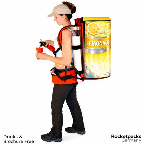 Individuell bedruckbarer Getränkerucksack für maximale Markenpräsenz.