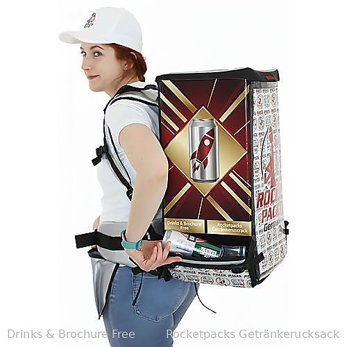 Mobiler Wasser-Dispenser zur Versorgung von Läufern bei Sportevents.